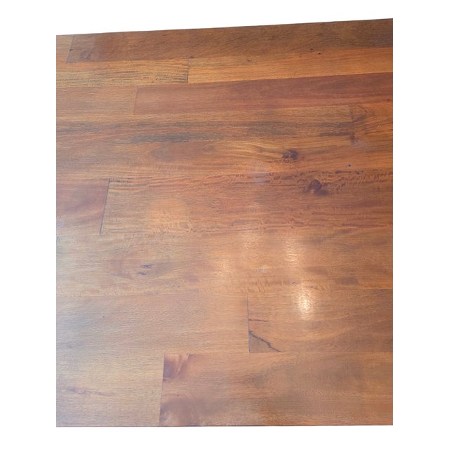 Vintage Custom Farmhouse Dining Room Table Shaker Harvest Primitive Plank Board For Sale - Image 12 of 18
