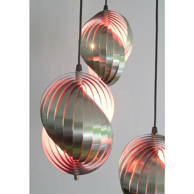 Vintage Space Age Pendant Light from Lyfa, 1970s For Sale - Image 13 of 17