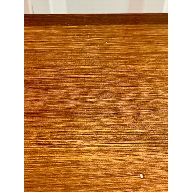 Vintage Mid Century Modern Small Parsons Side Table For Sale - Image 14 of 16