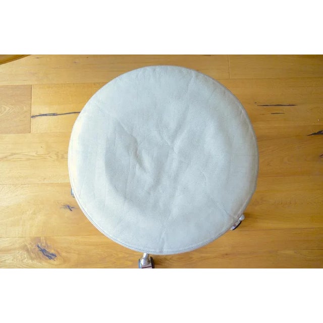 Kill International Leather Ottoman from Preben Fabricius & Jørgen Kastholm for Kill International, 1960s For Sale - Image 4 of 8