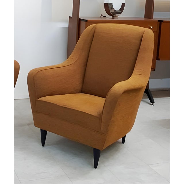 Italian Two Seater Sofa and Armchairs, 1950s, Set of 3 For Sale - Image 4 of 5