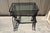 Art Deco Vintage Art Deco Set of 3 Wrought Iron and Glass Garden Patio Nesting Tables For Sale - Image 3 of 11