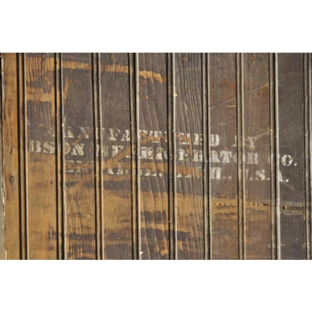 Late 19th Century Antique Gibson Refrigerator Co. Victorian Small Oak Wood Ice Box Ice Chest For Sale - Image 10 of 11