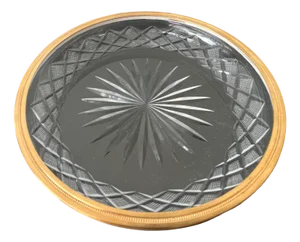Napoleon III Crystal Bowl in Bronze Gilt, 1920