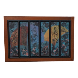 Mission Style Arts & Crafts 6 Panel Wall Art For Sale