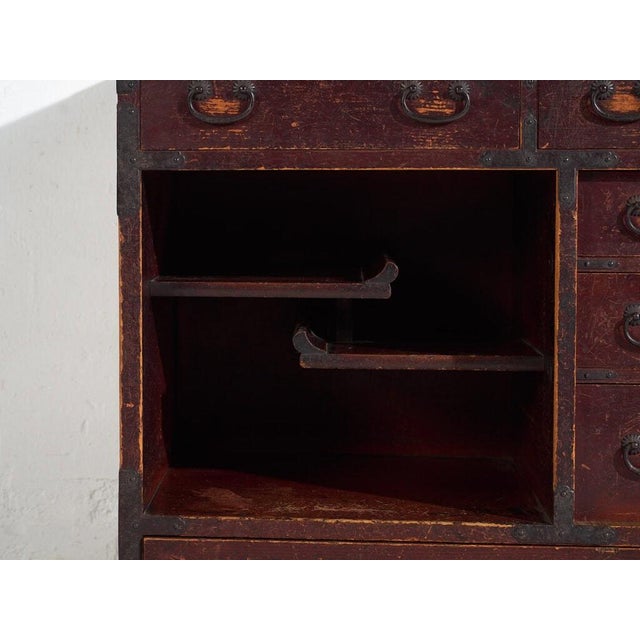 Japanese Tansu Chest of Drawers For Sale - Image 5 of 12