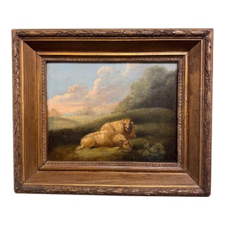 19th Century English Oil on Canvas For Sale