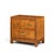 Mid-Century Modern Hickory Manufacturing Mid Century Walnut and Brass Campaign Nightstand For Sale - Image 3 of 11