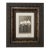 Antique Black Forest Carved Wood Frame With Original Sepia Protrait Photograph, Ansonia Ct Studio, Deep Profile Frame For Sale