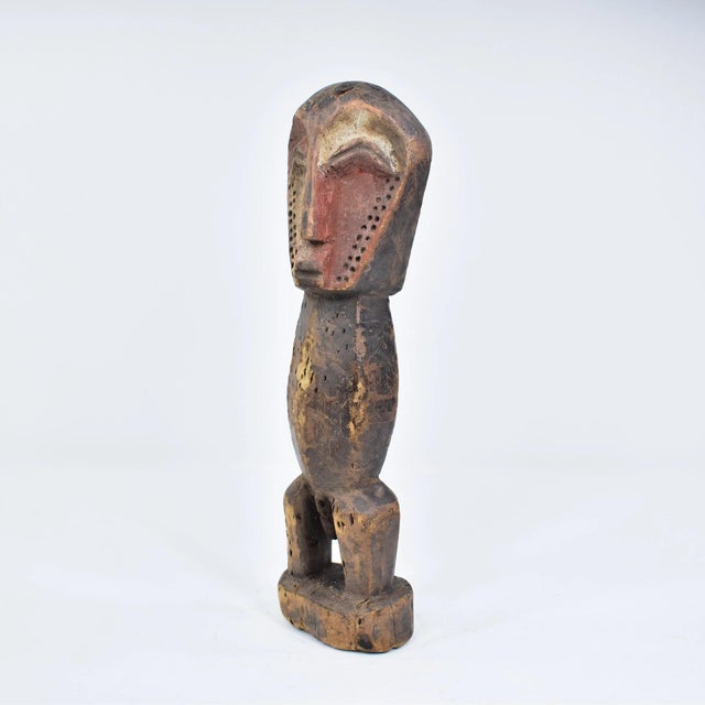 Wood Early 20th Century Metoko Double Face Figure For Sale - Image 7 of 13