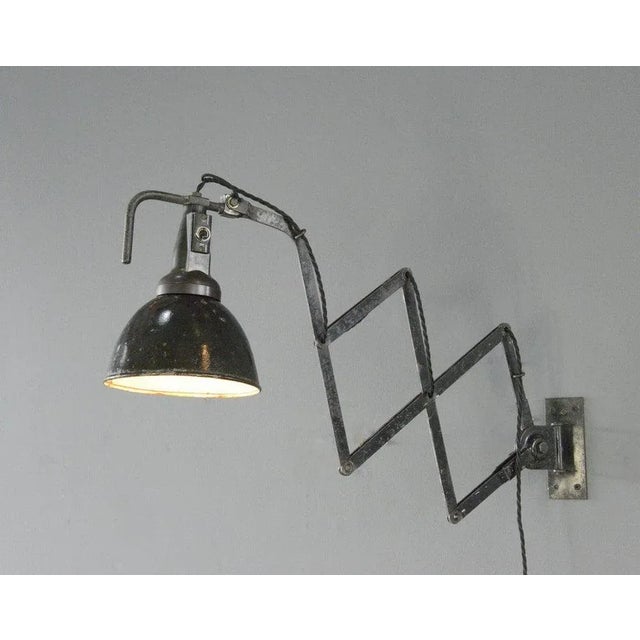 Scissor Lamp by Wilhelm Bader, 1920s For Sale - Image 4 of 10