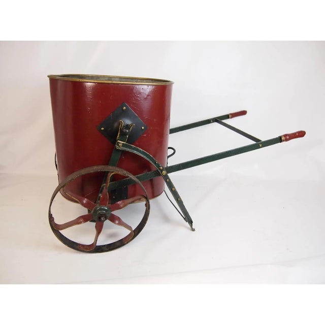 Charming early 20th Century English water barrow. This wonderful water barrow was used to collect rain water in an English...