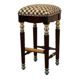 Mackenzie Childs 30 inch Bar Stool For Sale