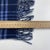 Navy Blue Burberry Navy Blue Plaid 100% Lambswool Scarf For Sale - Image 8 of 8