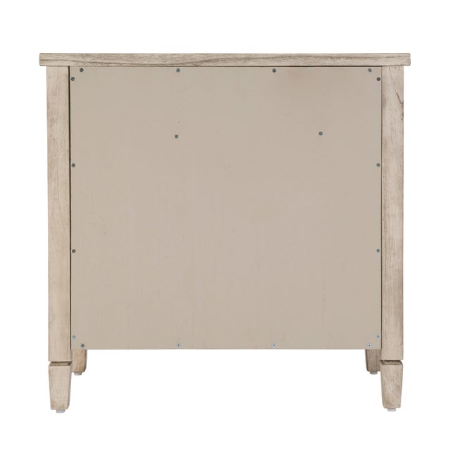 Flagstaff 30 in. W Rectangular Cane 1 Drawer-2 Door Accent Chest, Desert Sand For Sale - Image 11 of 11