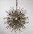 Metal Esprit Chandelier in Clear and Amber Murano Glass by Toni Zuccheri for Venini, 1970s For Sale - Image 7 of 10