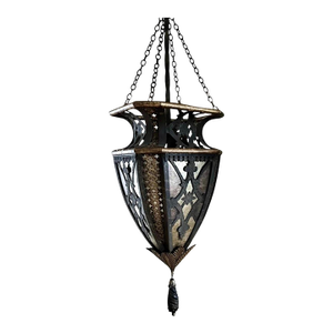 Large 21st Century Fine Art Lamp Villa 1919 Handcrafted Pendant Lantern