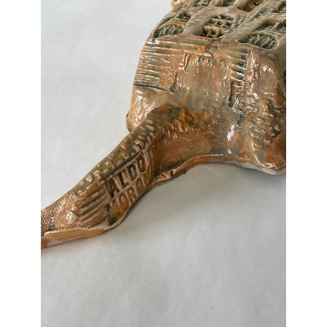 Light Pink Rare Pair of Aldo Moroni Fanciful Contemporary Porcelain Building Wall Sculptures For Sale - Image 8 of 12