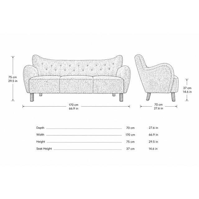 Fritz Hansen Danish Club Sofa by Fritz Hansen & Flemming Lassen, 1930s For Sale - Image 4 of 18