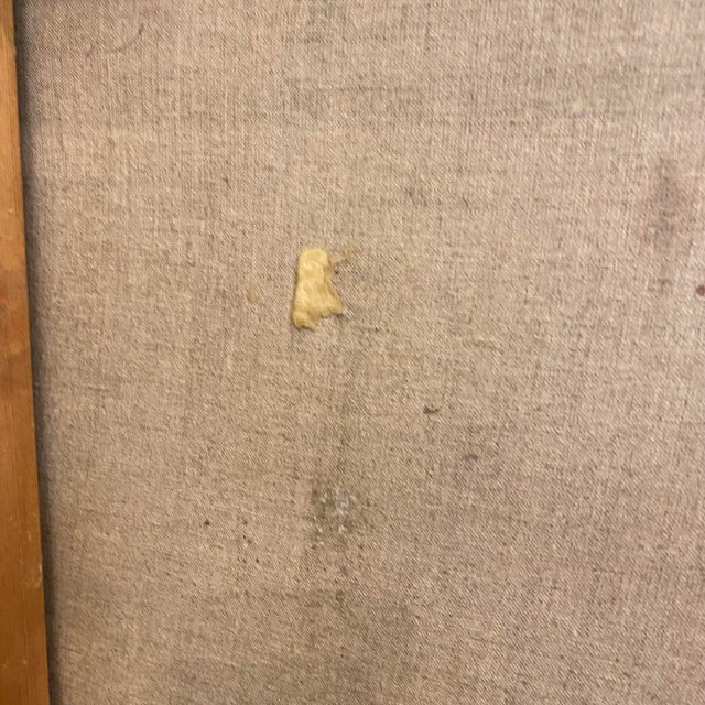 Textile Mid 20th Century Abstract Infrastructure Painting For Sale - Image 7 of 9