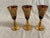 Gold Vintage Mid-Century Bohemian Glass Cordial Set- 7 Pieces For Sale - Image 8 of 11