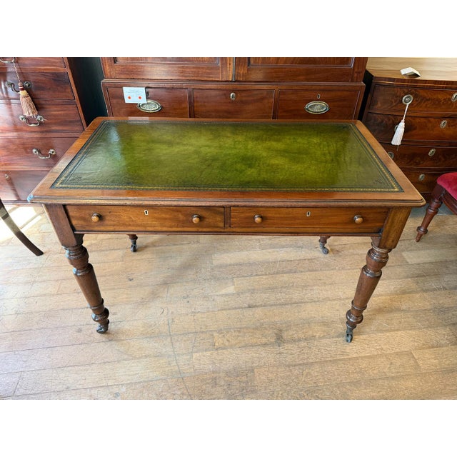 William IV Mahogany Writing Table, 1837 For Sale - Image 4 of 11