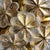 Gold Glass and Brass Floral Wall Light by Ernst Palme, 1970s For Sale - Image 8 of 15