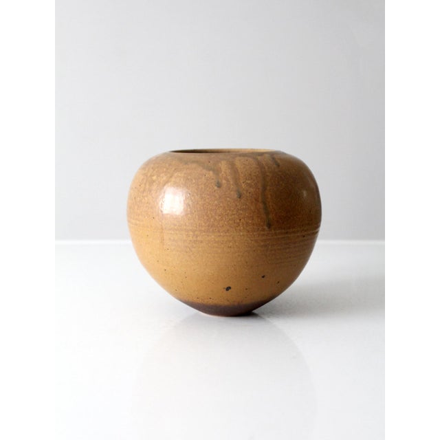 Late 20th Century Vintage Studio Pottery Vase For Sale - Image 5 of 9