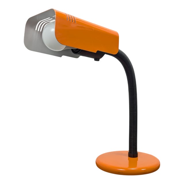 Orange Targetti Table Lamp, 1970s For Sale
