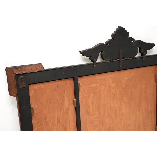 Large Antique Italian Venetian Etched Glass Mirror, 1900 For Sale - Image 11 of 12