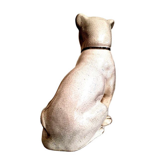 Antique Pair of Staffordshire Pug Dogs For Sale - Image 14 of 17