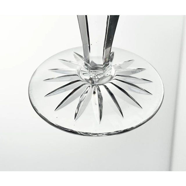 Kosta Boda 1940s Vintage Kosta-Boda Crystal Panel Coupe Compote Stem Bowl For Sale - Image 4 of 5