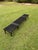 Wood Midcentury Expandable Slatted Wood Bench Attributed to John Keal for Brown Saltman For Sale - Image 7 of 10