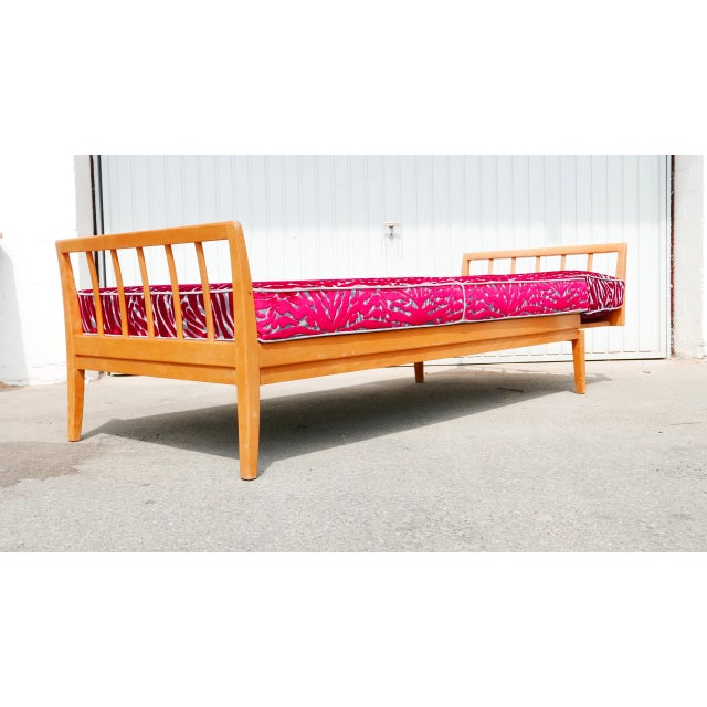 Wood Extendable Beechwood Daybed Sofa, 1970s For Sale - Image 7 of 13