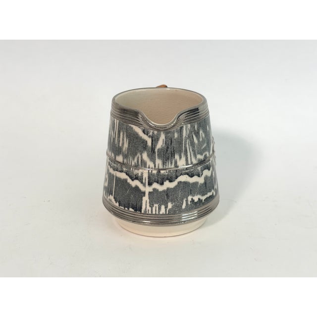 Ceramic 1930s Arthur Wood Silver Shield Creamer For Sale - Image 7 of 9