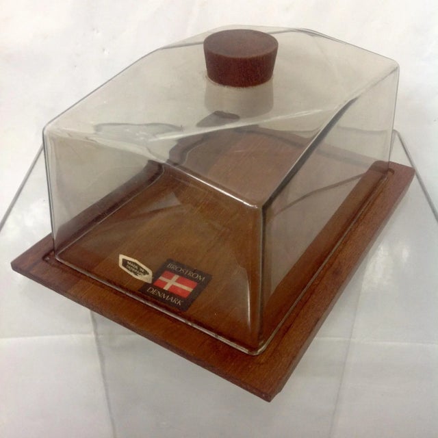 Danish Modern teak serving tray by Brostrom, Denmark. Entertain in style with this gorgeous teak tray! In excellent...
