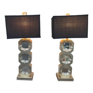Art of Knot Sonoda Table Lamps, Pair For Sale