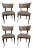 Vintage Mid Century Maison Jansen Side Chairs - Set of 4 For Sale - Image 12 of 12