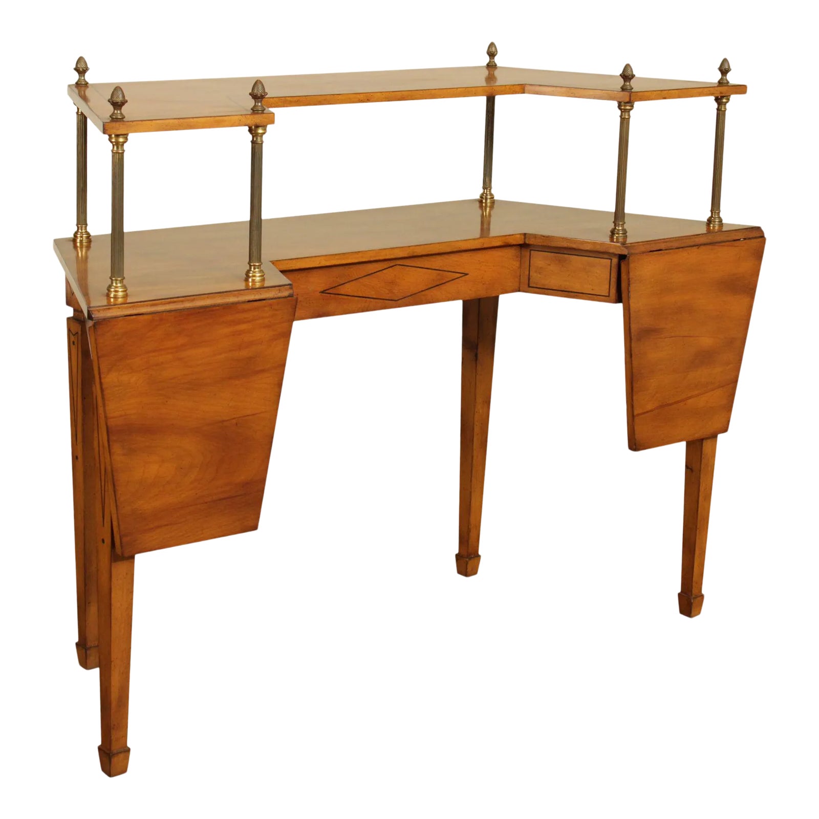 Mid Century Neo-Classical Style 2 Tier Server | Chairish