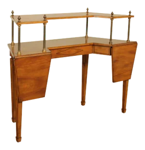Mid Century Neo-Classical Style 2 Tier Server