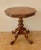 Spanish Carved Wood Pedestal Side Table, Mid-20th Century For Sale - Image 9 of 16