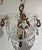 1990s Myran Allan Luxury Lighting Hand-Cut Full Leaded Crystal French Gold Pendant Light For Sale - Image 5 of 5
