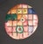 A 1970s ceramic tile by the American artist Mark Bulwinkle (born 1946). This ceramic piece depicts an abstract circular...