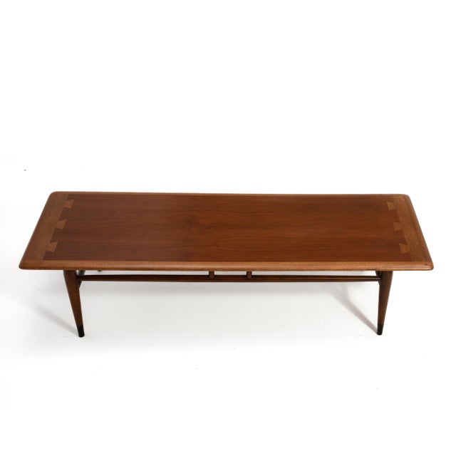 Wood Lane Acclaim Series Mid Century Modern 56" Coffee Table Andre Bus 1960s For Sale - Image 7 of 16