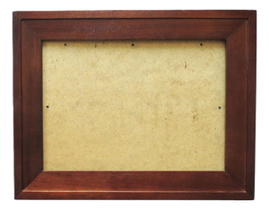 Vintage Wood Picture Frame Fits 10 1/2" X 14 1/2" Rabbet Opening Arts & Crafts Style