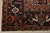 Heriz Rug 9′ X 10’5” Red Wool Vintage Tribal Hand-Knotted Oriental Carpet For Sale - Image 13 of 15