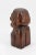 American American Folk Art Primitive Wooden Woman Bust 19th Century For Sale - Image 3 of 9