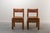 Rationalist French Chairs in Leather and Wood, 1970s, Set of 2 For Sale - Image 12 of 12