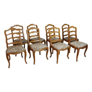 Louis XV Style Chairs, 1950s, Set of 8 For Sale