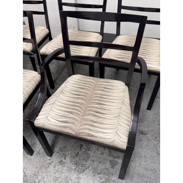 Early 21st Century Henredon Acquisitions Dining Chairs, Set of Eight For Sale - Image 5 of 12